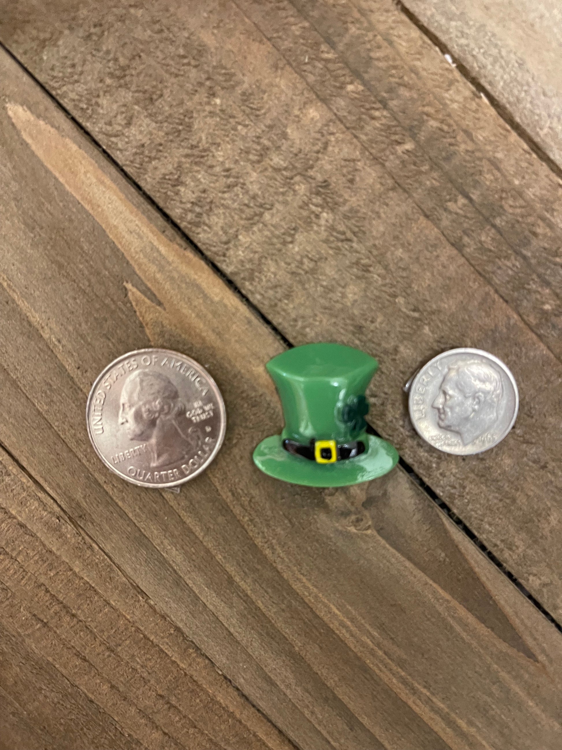 Shamrock Green Hat Stud EarringsPink tiful of LOVE