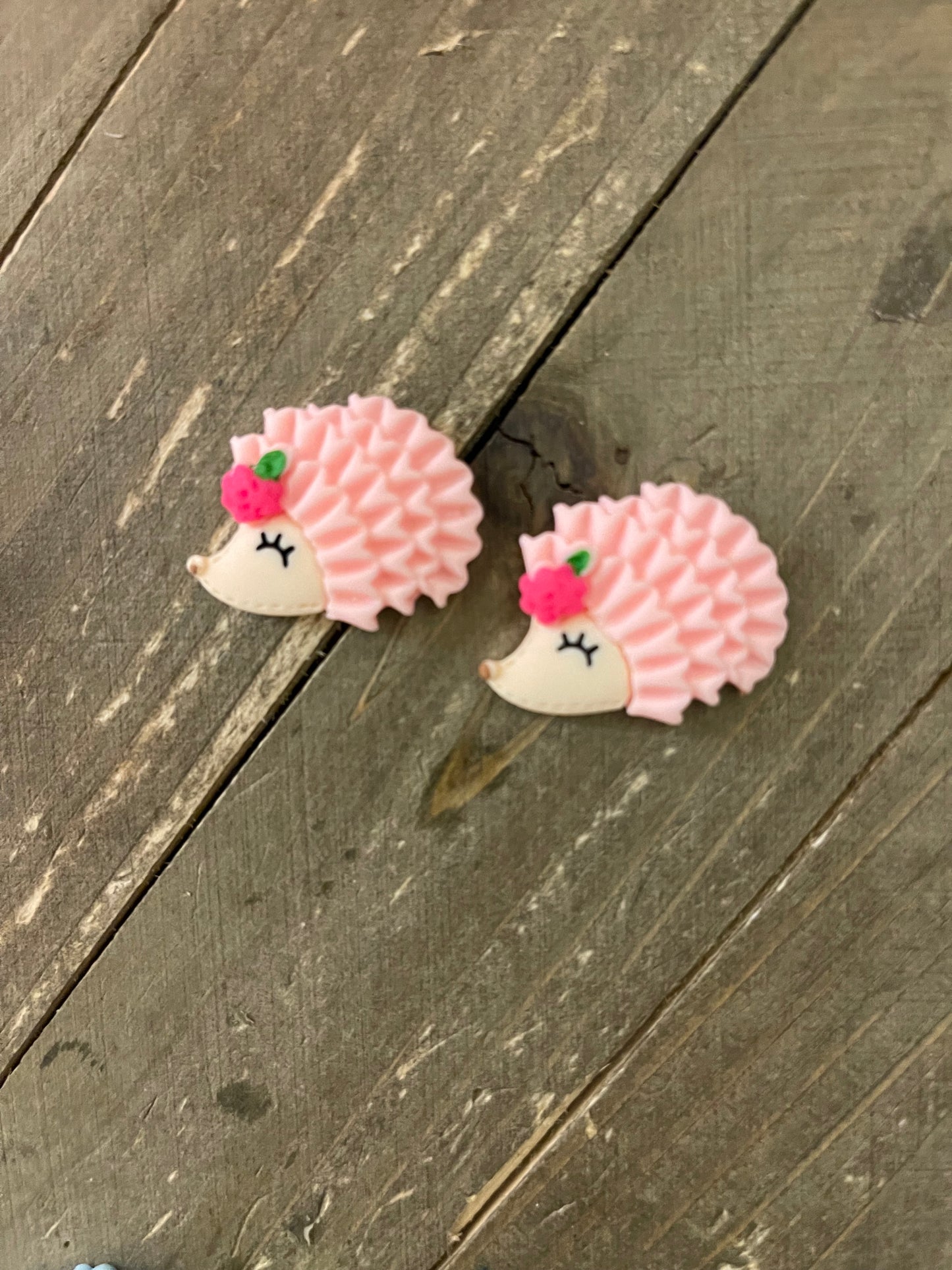 Lady Hedgehog Stud Earrings (5 colors to choose)Pink tiful of LOVE