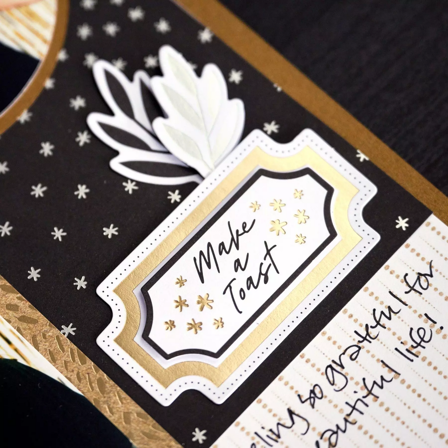 Creative Memories Silver & Gold Foiled & Layered EmbellishmentsPink tiful of LOVE