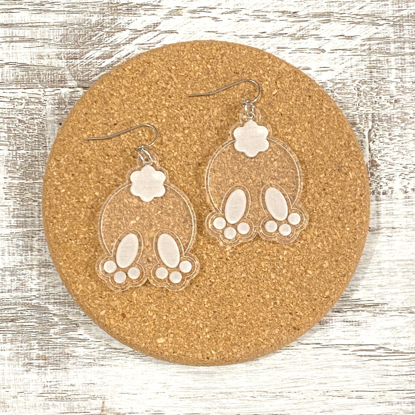 Bunny Butt Wire EarringsPink tiful of LOVE