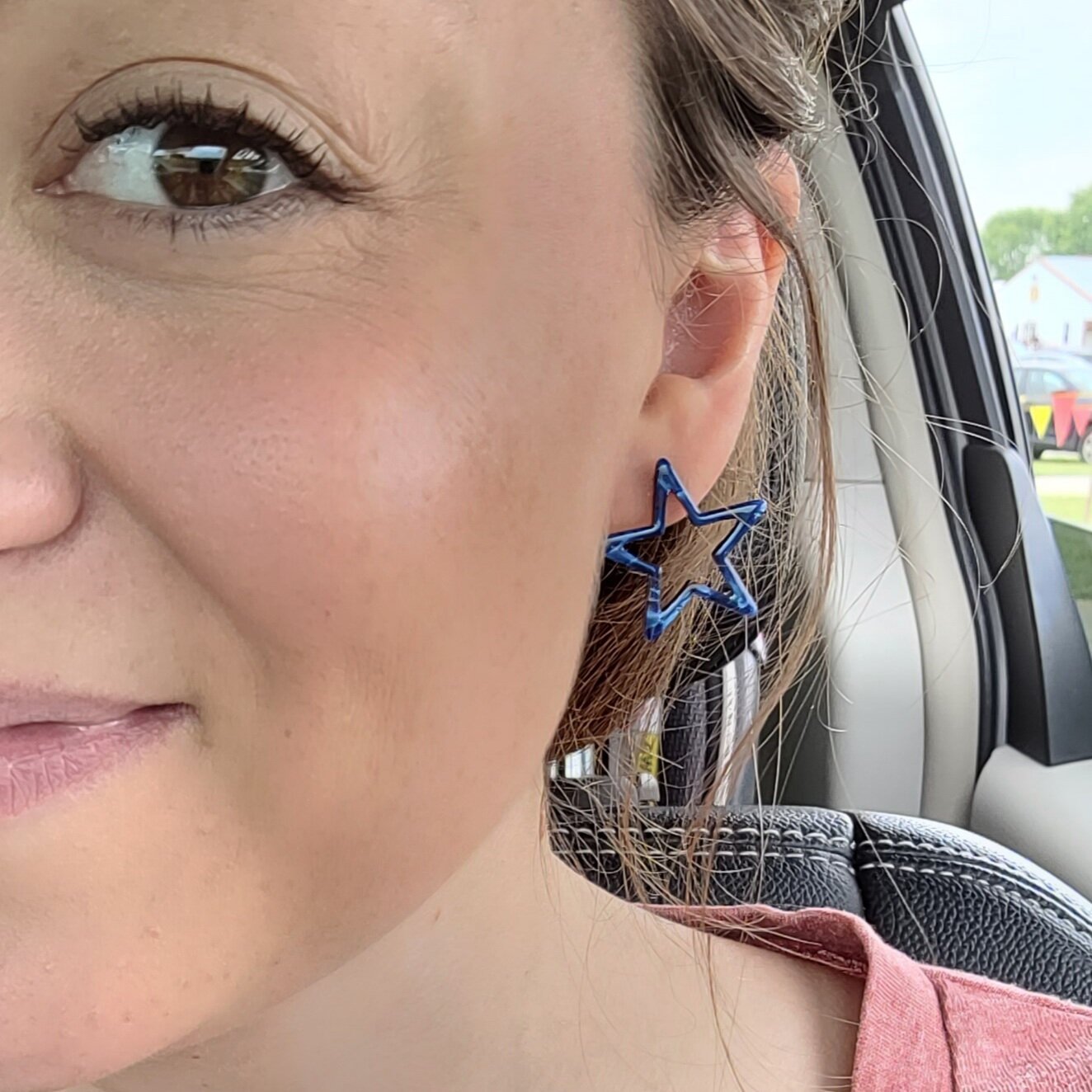 Star (Blue) Spangled Stud EarringsPink tiful of LOVE