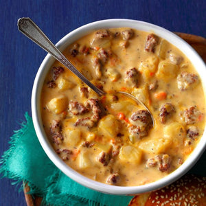 My Favorite Soup Recipe, Bacon Cheeseburger Soup is whats for supper   Yum YUM