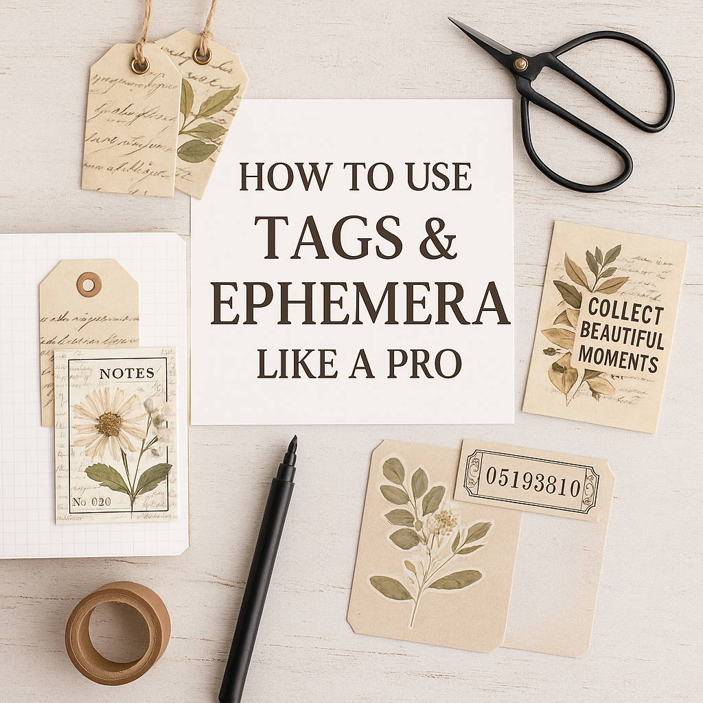 How to Use Tags & Ephemera Like a Pro