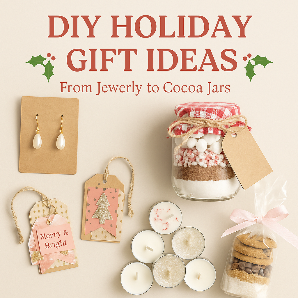 🎁 DIY Holiday Gift Ideas: From Jewelry to Cocoa Jars
