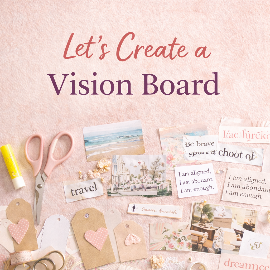 📔 Vision Board with Scrapbook Style