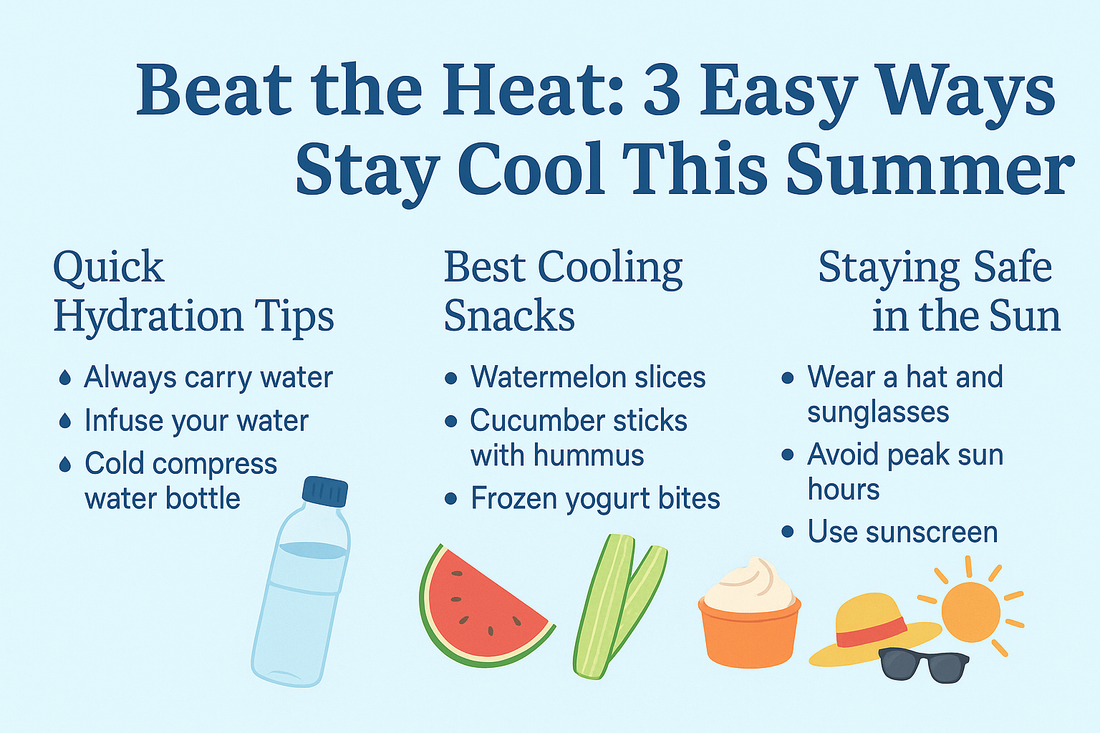 Beat the Heat: 3 Easy Ways to Stay Cool This Summer