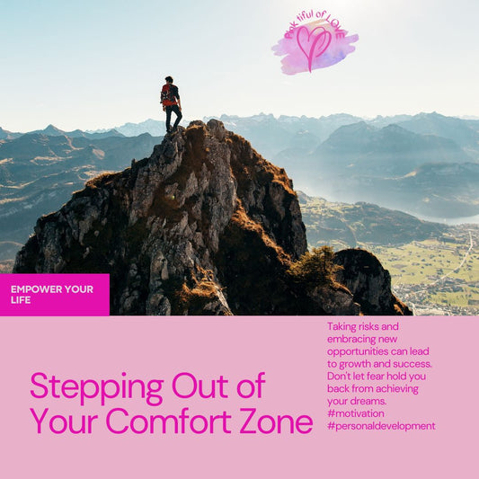 Stepping out of your comfort zone can be intimidating