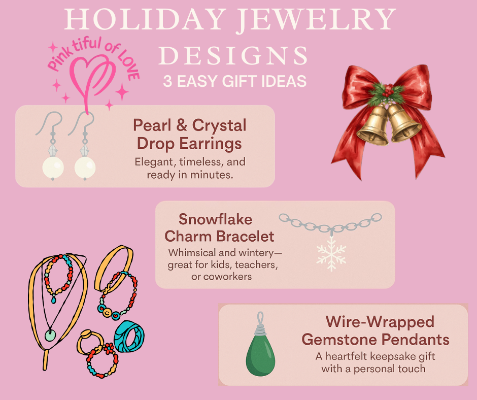 💎 Holiday Jewelry Designs: 3 Easy Gift Ideas