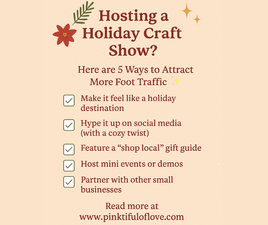 Hosting a Holiday Craft Show? Here are 5 Ways to Attract More Foot Traffic 🎄✨