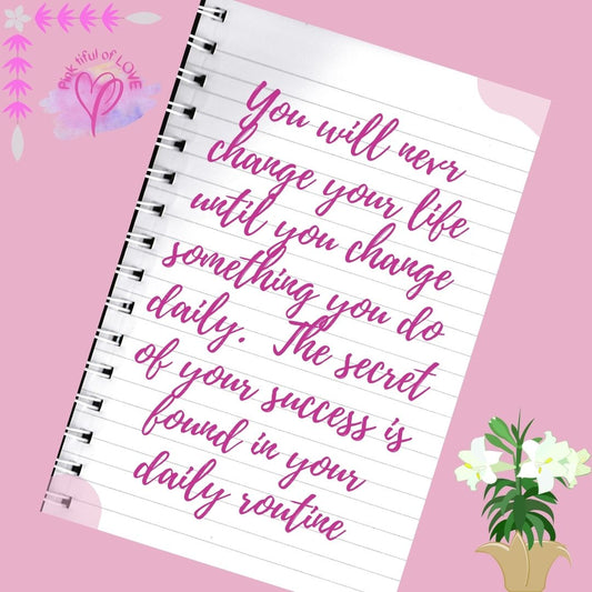 Let's make today the day we commit to positive changes in our daily routine
