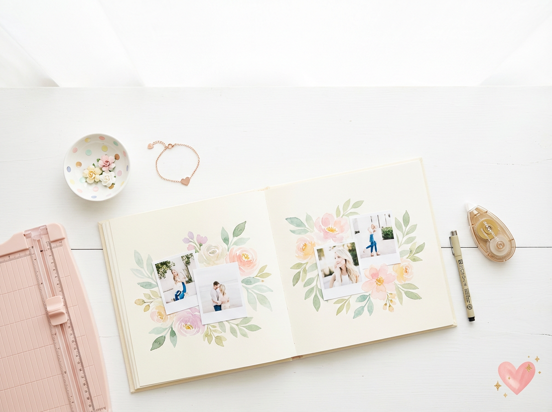 Spring Memory-Keeping: A Simple 2-Page Layout You Can Finish in 30 Minutes