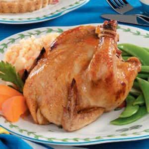 Apricot Glazed cornish Hen Recipe