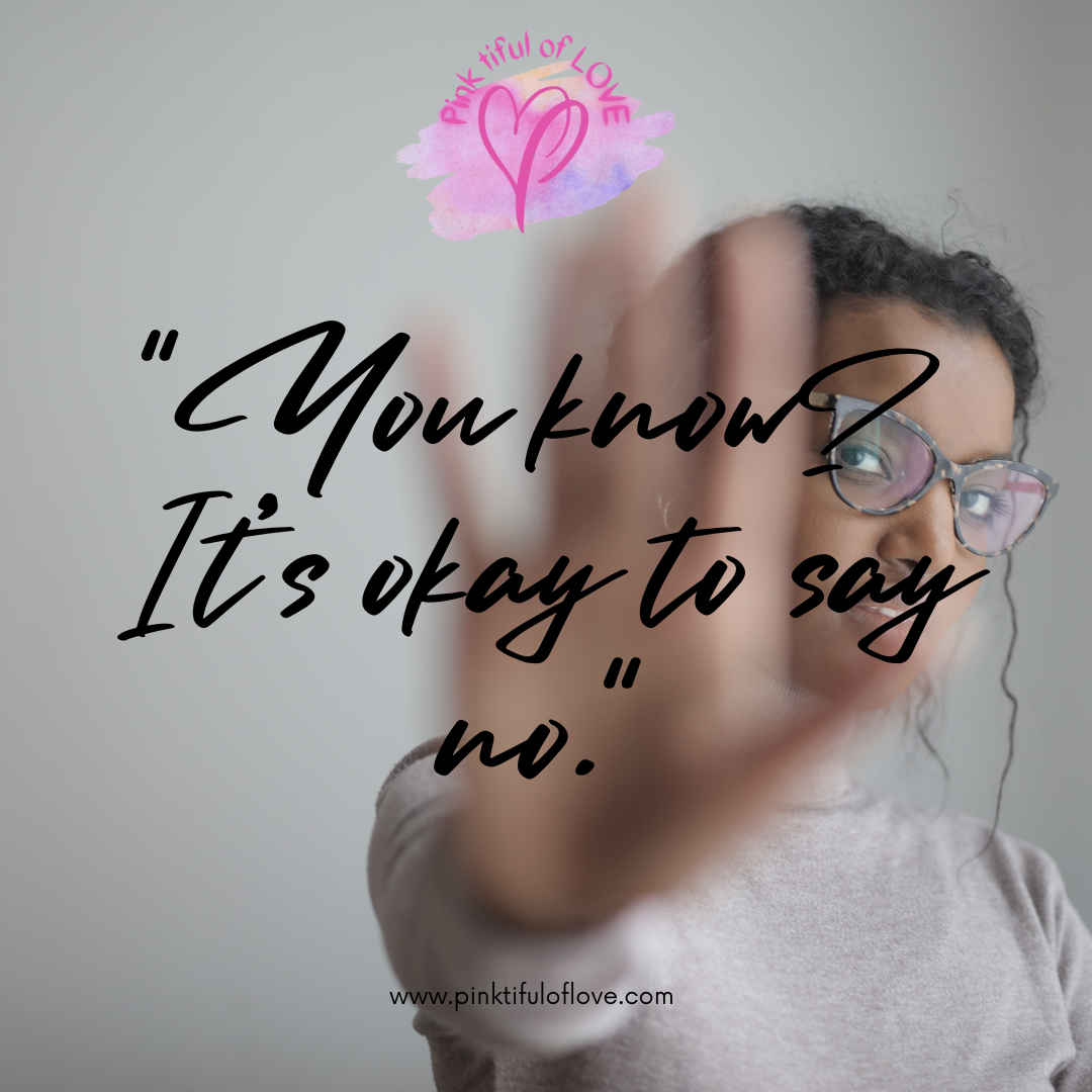 How and why I've gotten better at saying "no"