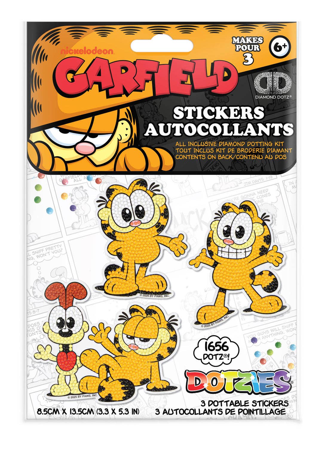 DIAMOND DOTZ® - Baby Garfield Sticker Pack