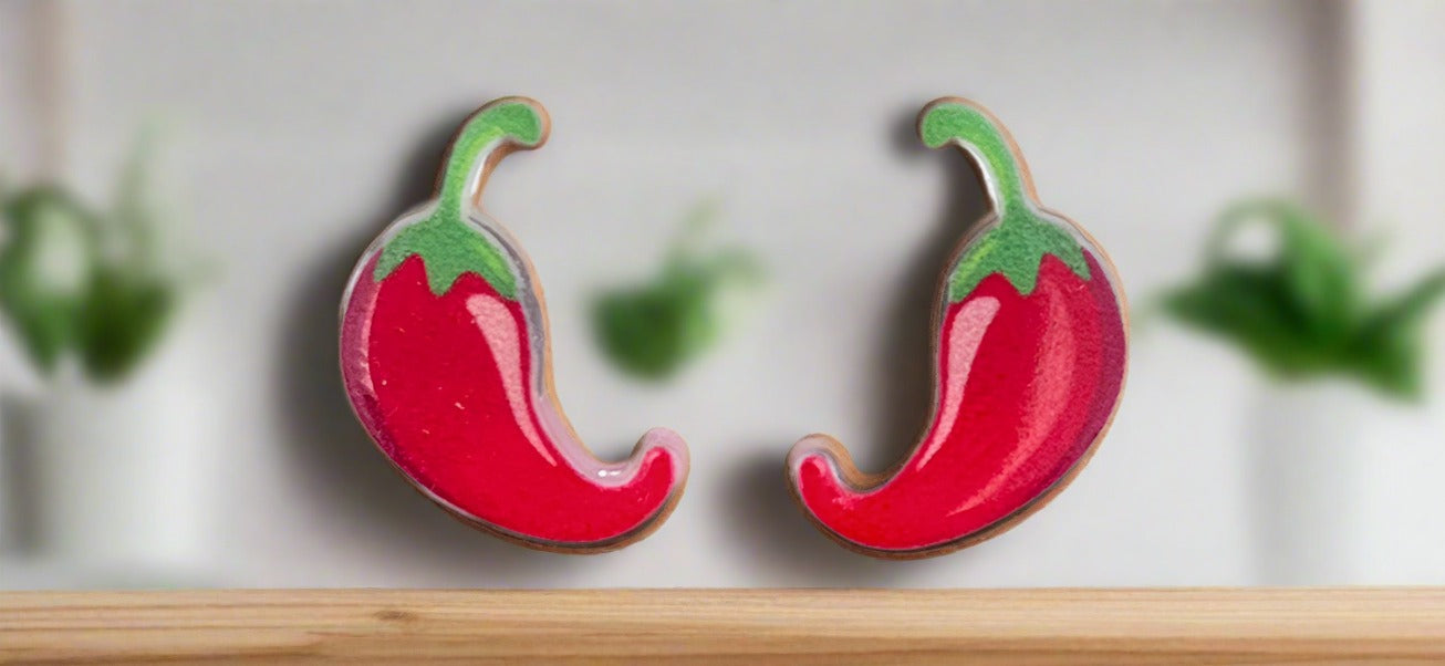 Chili Pepper Stud EarringsPink tiful of LOVE