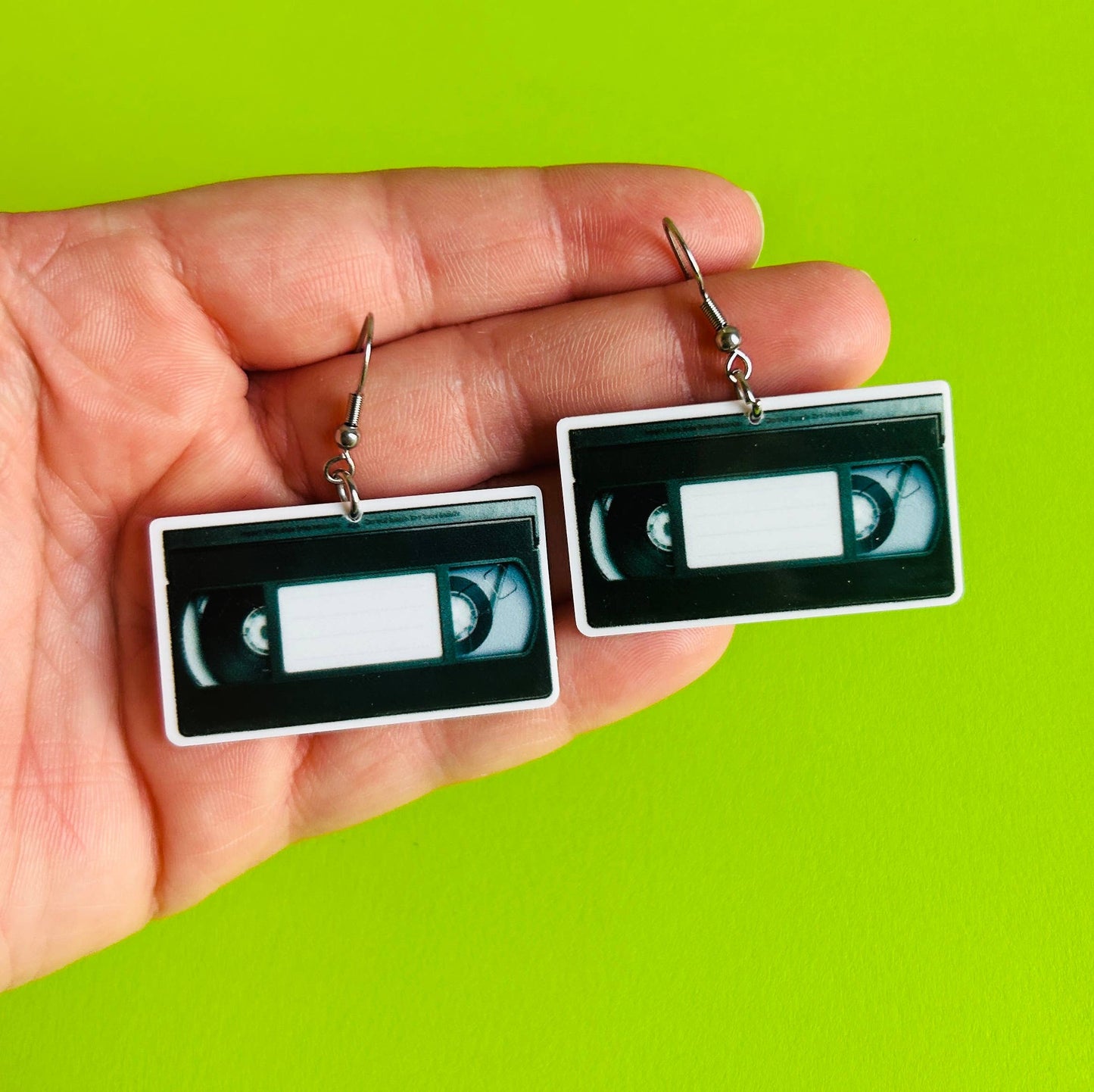 VHS Tape Earrings – Retro Dangle Earrings