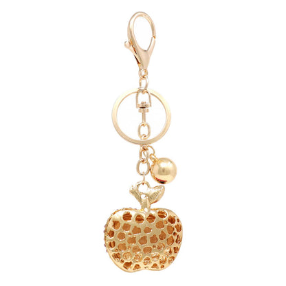 Bling Crystal Apple Key Chain