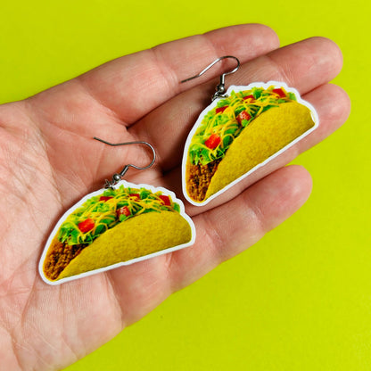 Taco Earrings – Hypoallergenic Stainless Steel Hooks