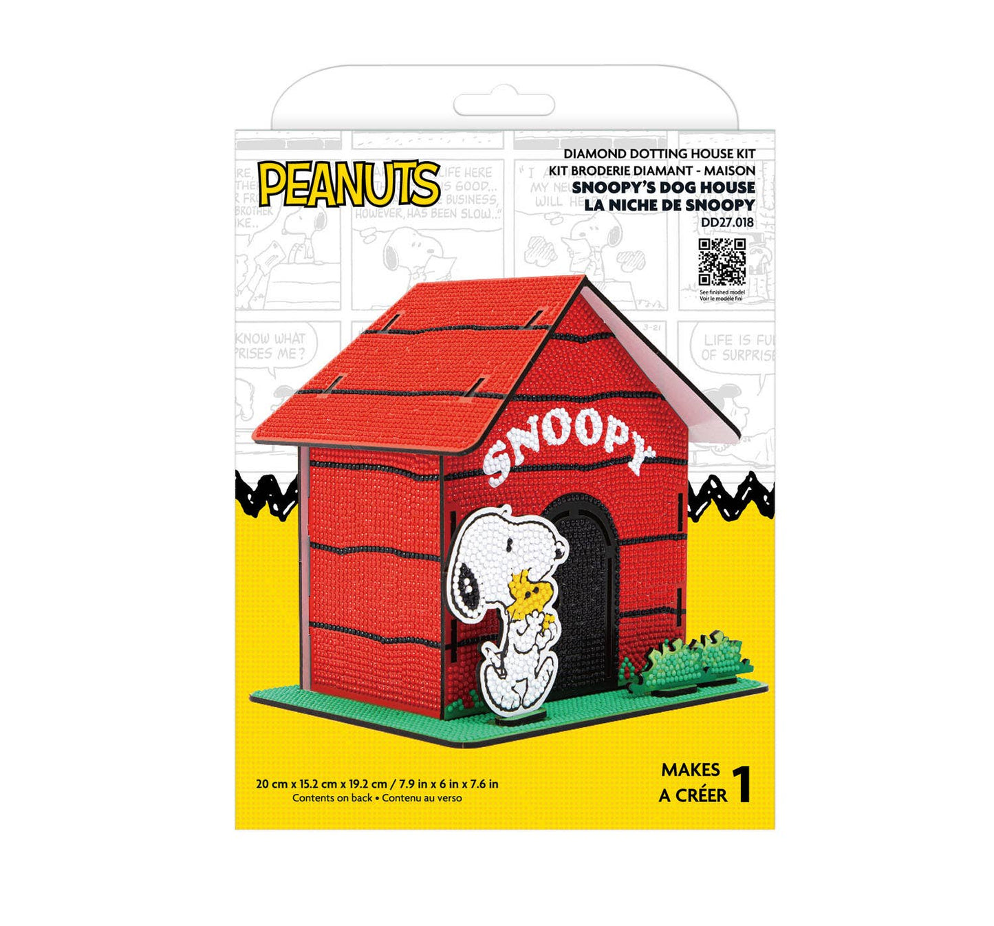 DIAMOND DOTZ® - Snoopy's 3D Dog House