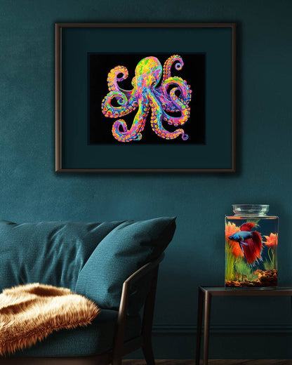 DIAMOND DOTZ® - Neon Flock Octopus