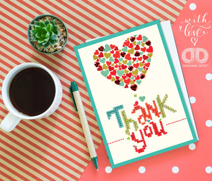 DIAMOND DOTZ® - Thank You Heart (Card)