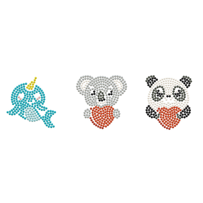 DIAMOND DOTZ® - DOTZIES 3 STICKERS Multi Pack - Love You Chums