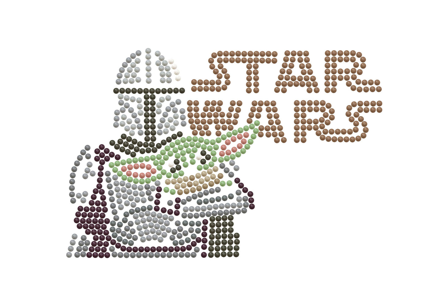 DIAMOND DOTZ® - Star Wars Grogu and Mandolorian Dotzies Pouch Kit