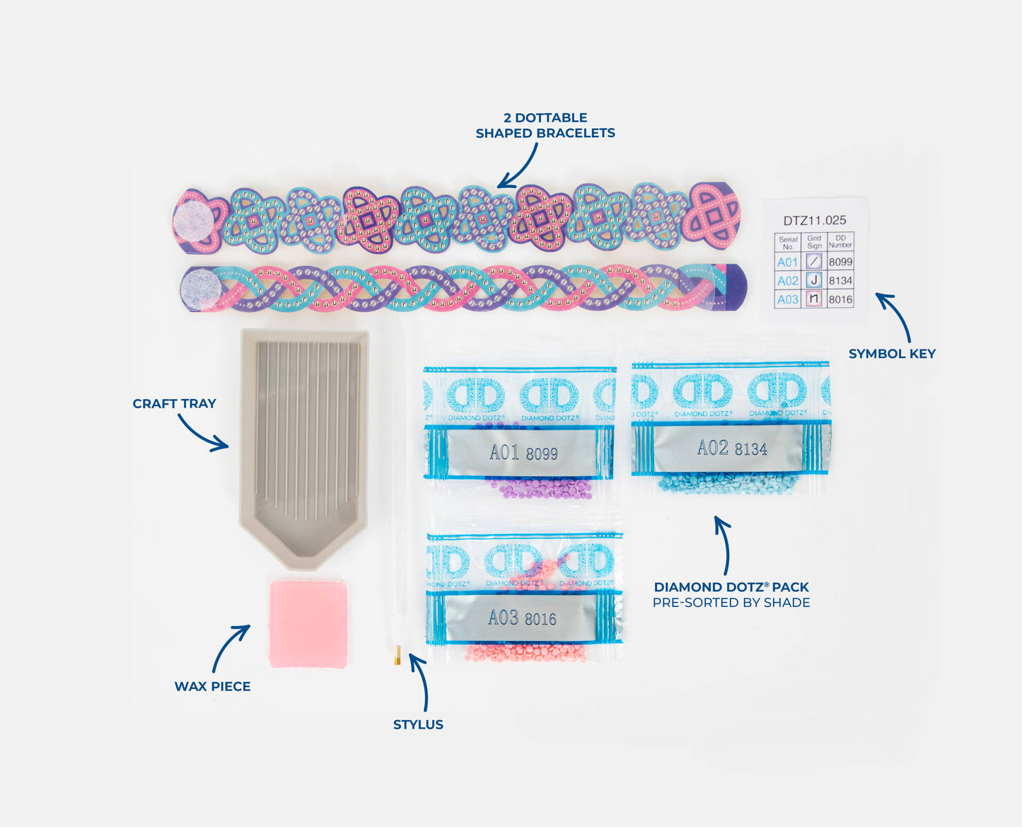 DIAMOND DOTZ® - Braid Gems Bracelets