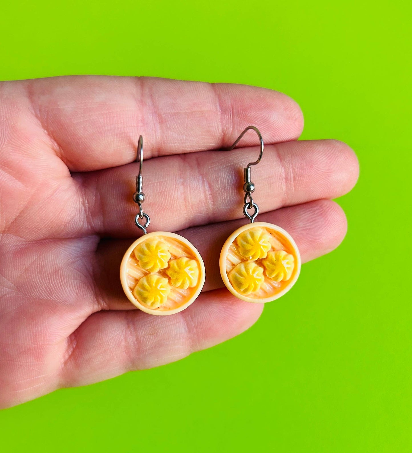 Dumplings Basket Earrings