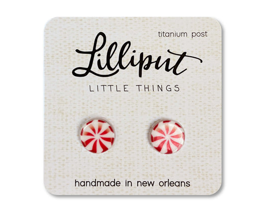 Peppermint Stud EarringsPink tiful of LOVE