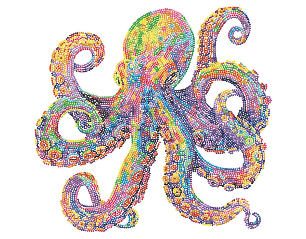 DIAMOND DOTZ® - Neon Flock Octopus