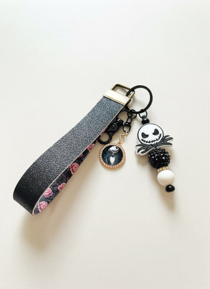 Jack Skellington Wristlet Keychain