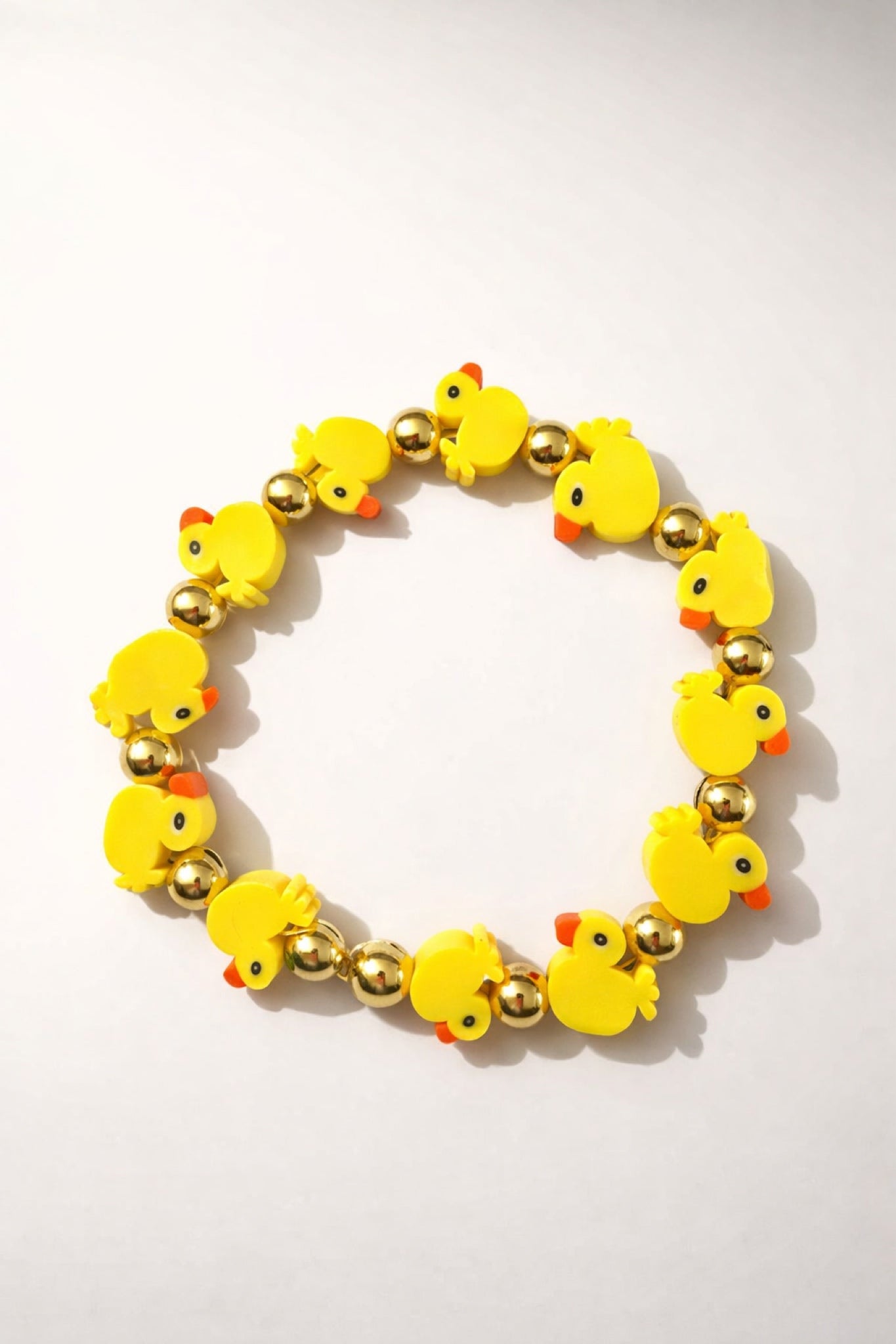 Rubber Duck beaded  Bracelet - Fun Novelty Jewelry