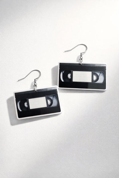 VHS Tape Earrings – Retro Dangle Earrings