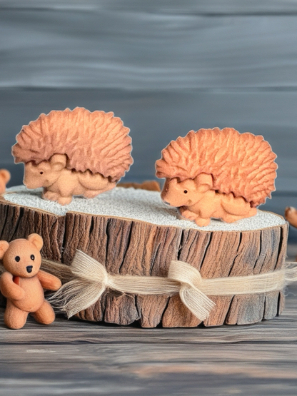 hedgehog Stud Earrings-Cute Woodland Jewelry