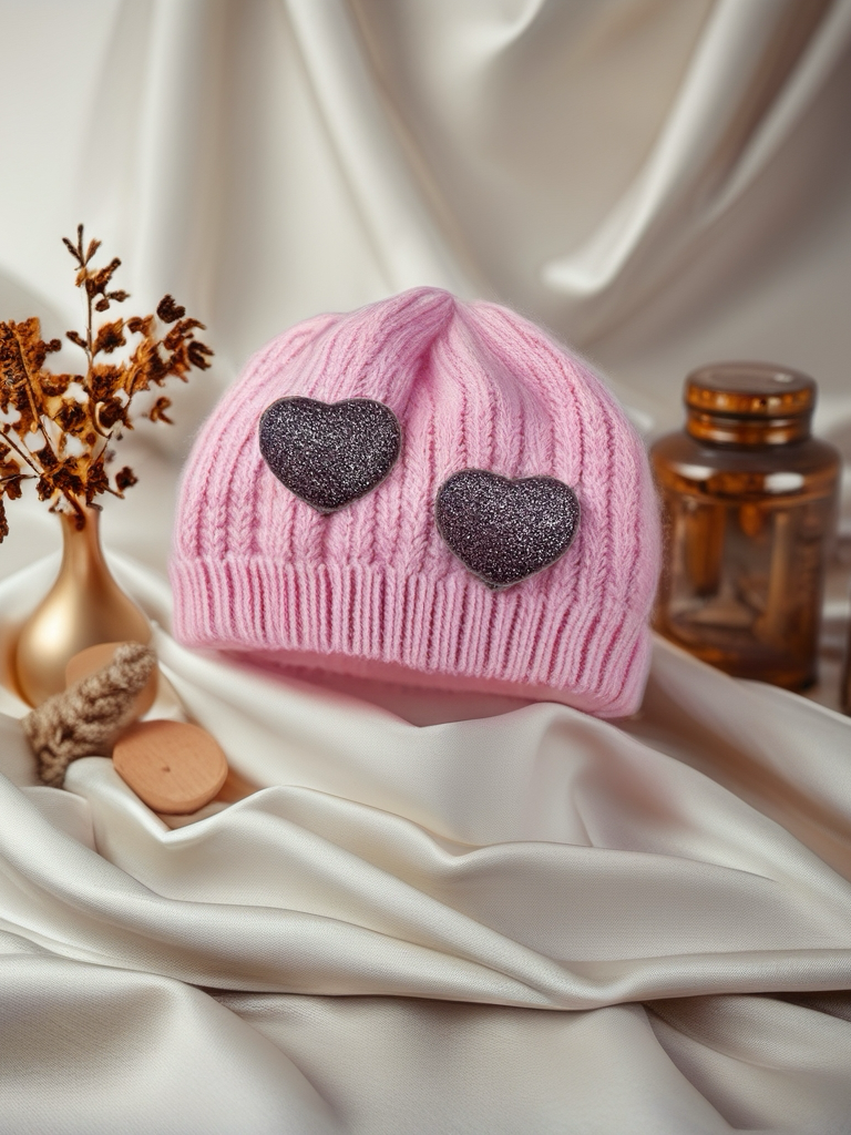 Light Purple Glitter Heart Stud Earrings – Sparkly Heart Posts