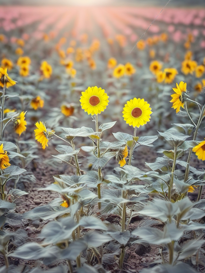 Tiny Sunflower Post Earrings – Bright Yellow Resin Floral Studs