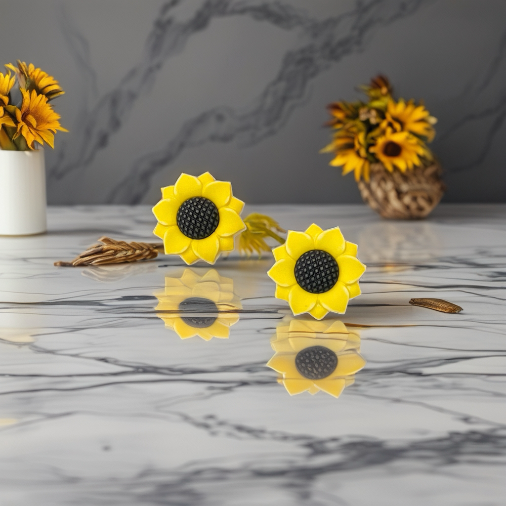 Sunflower Stud Earrings – A Ray of Sunshine 🌻