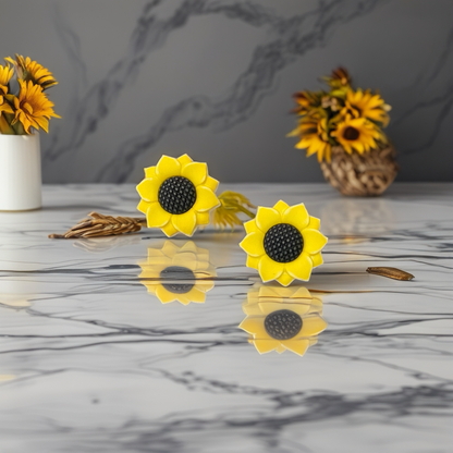 Sunflower Stud Earrings – A Ray of Sunshine 🌻