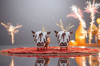 Highland Cow Stud Earrings | Handmade Acrylic Animal Jewelry