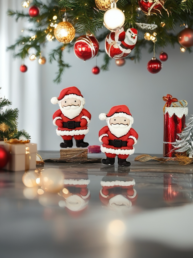 Magic of the Christmas Season Santa Stud Earrings