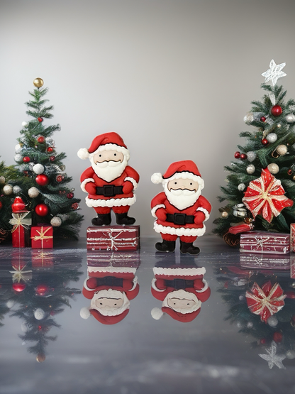 Magic of the Christmas Season Santa Stud Earrings