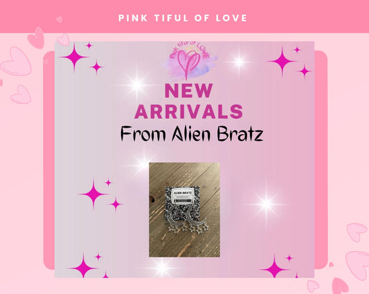 Dangly Moon &amp; Star Wire EarringsPink tiful of LOVE