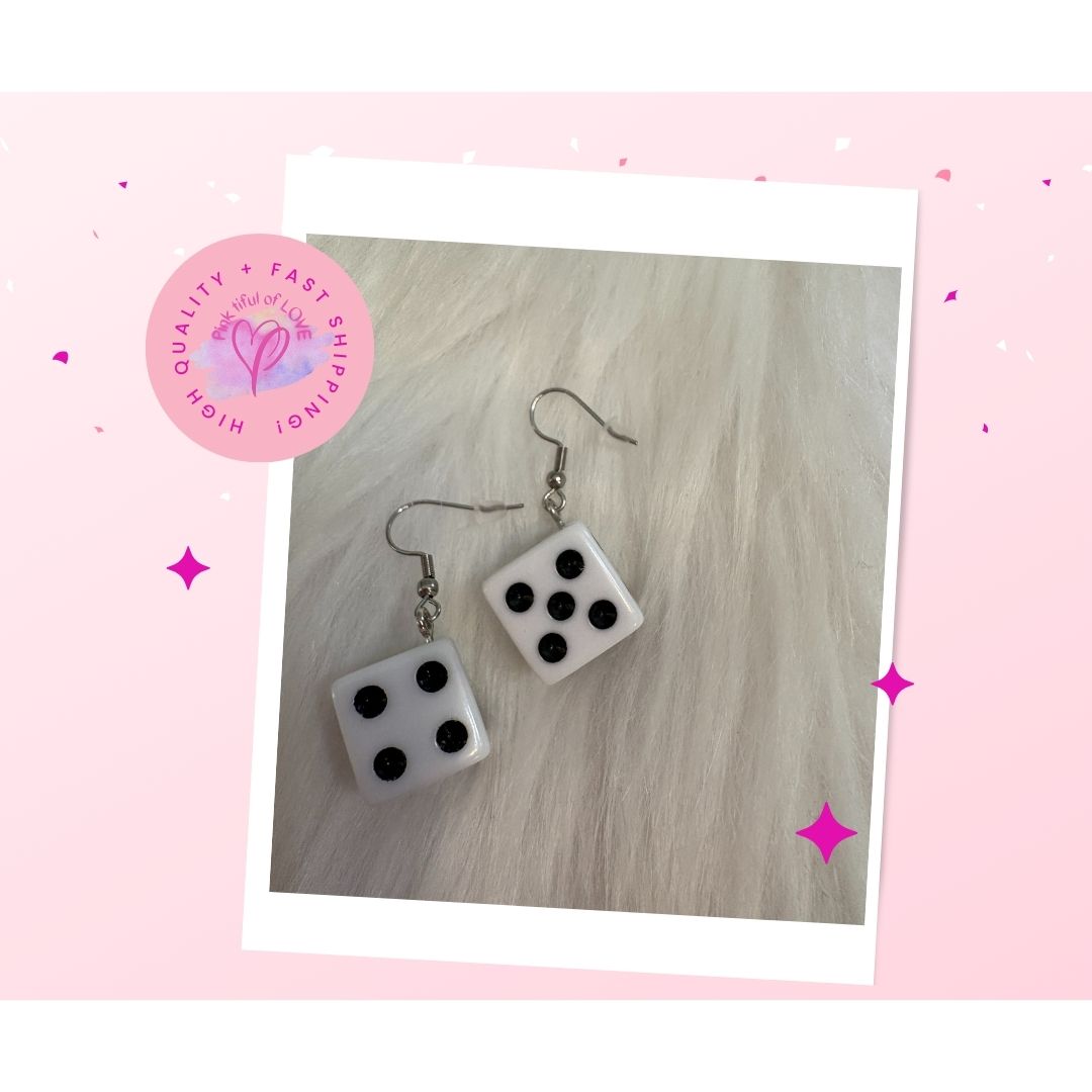 Dice Wire Earrings