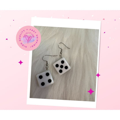 Dice Wire Earrings