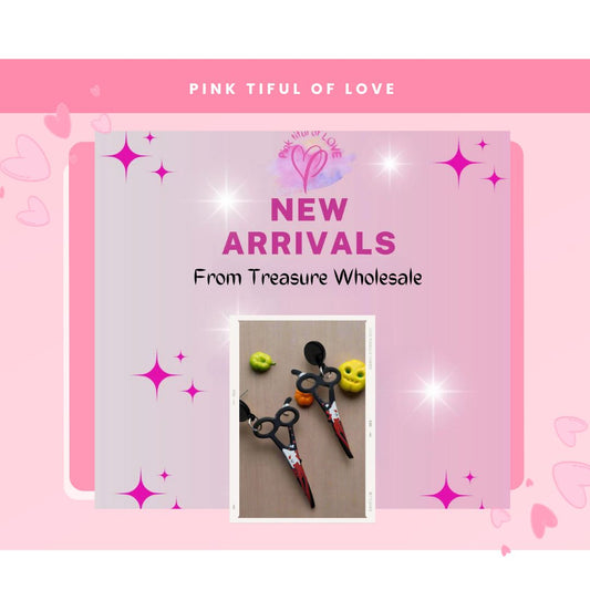 Halloween Bloody Goth Scissors post EarringsPink tiful of LOVE