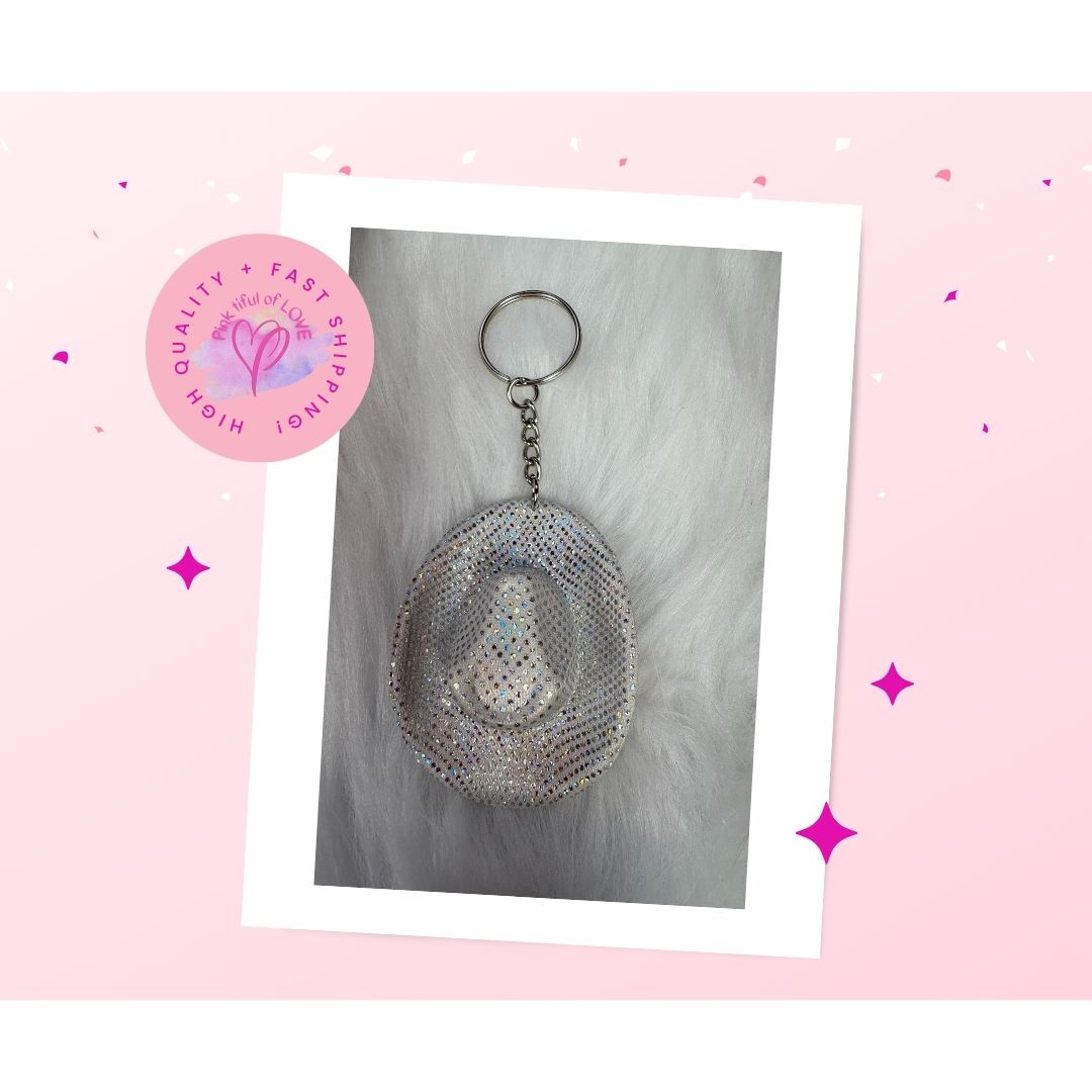 Sparkly Cowboy Key Chain