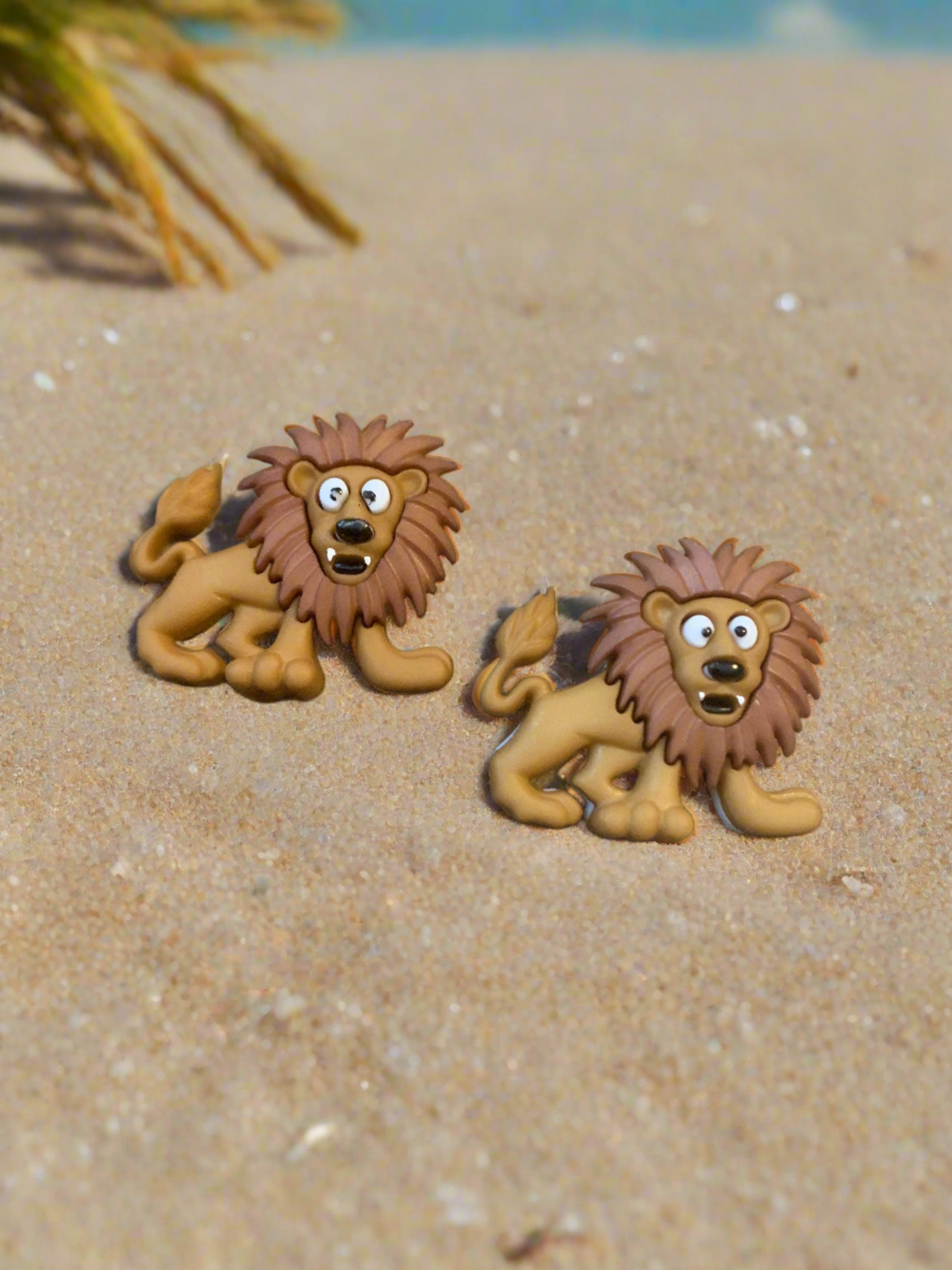 Silly Safari  Post Earrings (4 animals to choose from)Pink tiful of LOVE