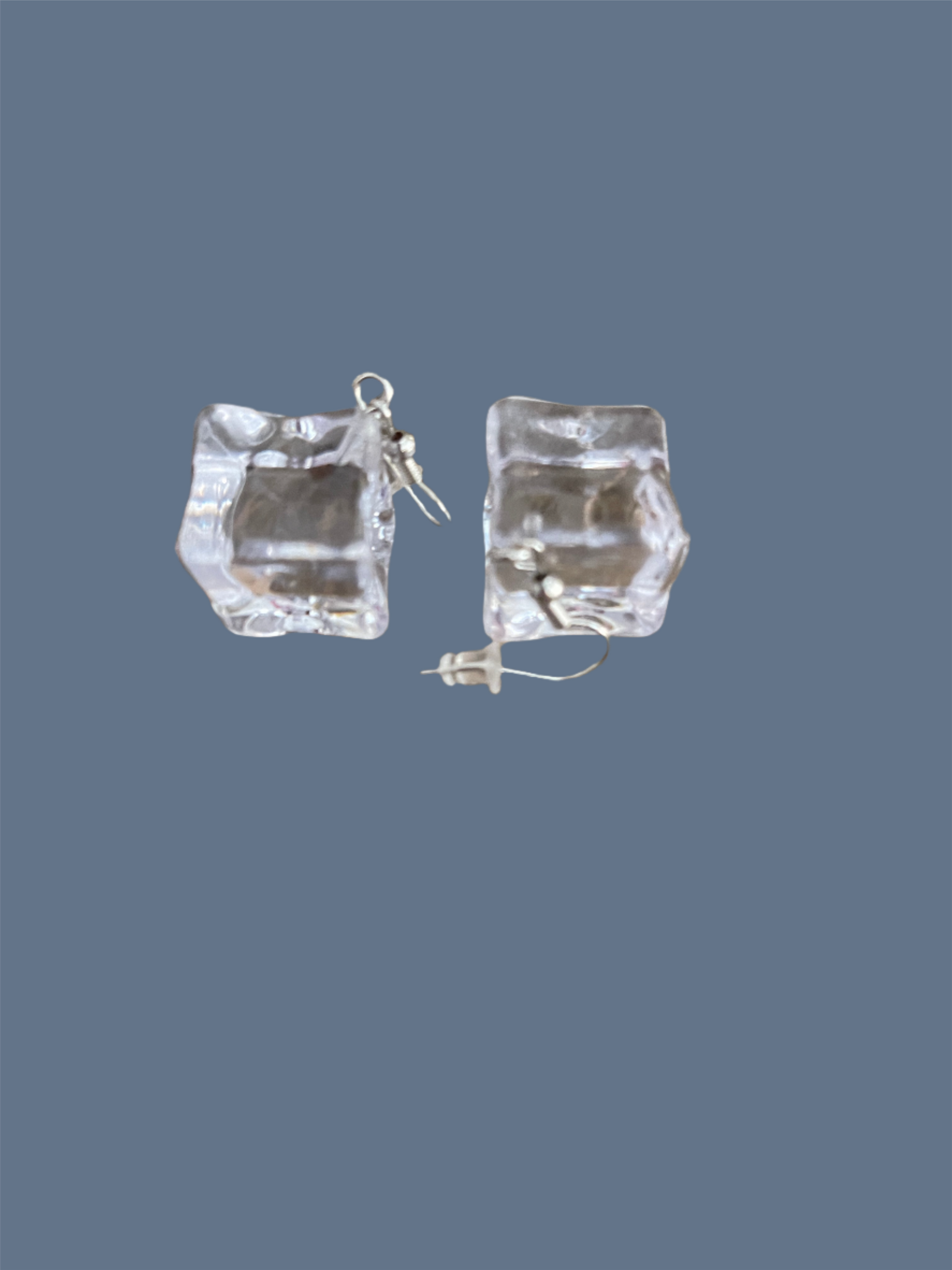 Ice Cube Wire EarringsPink tiful of LOVE