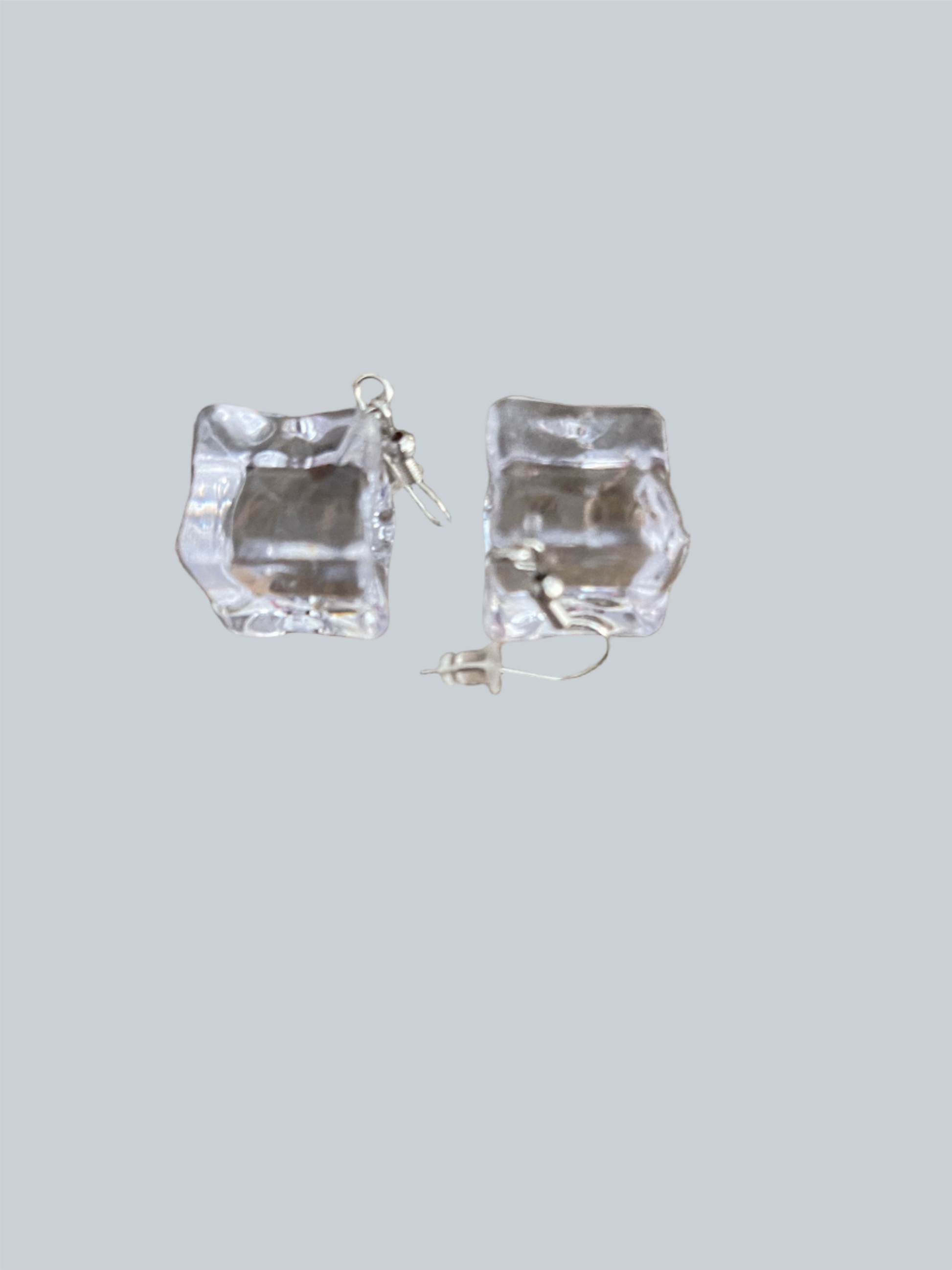 Ice Cube Wire EarringsPink tiful of LOVE